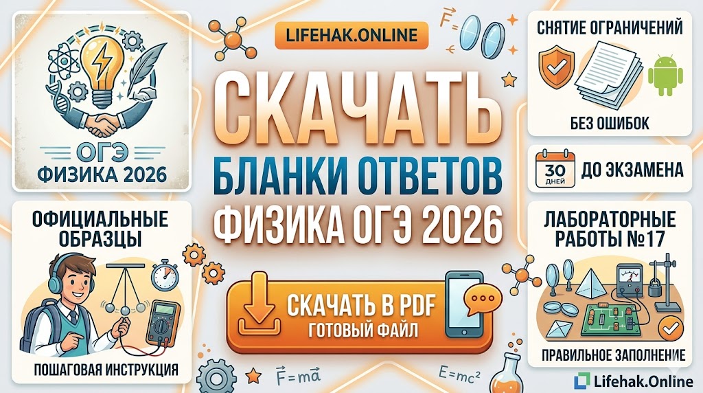 бланки ответов огэ физика 2026 скачать. Официальные формы ФИПИ для 9 классов. Бланки ответов ОГЭ физика 2026 скачать, бланк №1, бланк №2, подготовка к тестам и лабораторным работам №17.