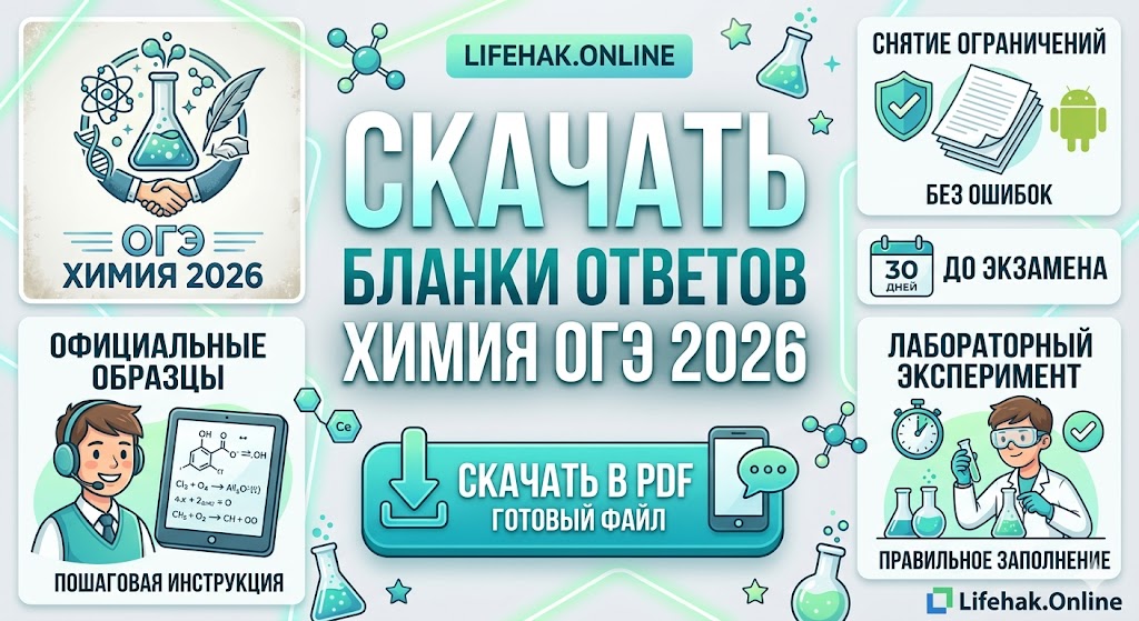 бланки ответов огэ химия 2026 скачать. Официальные формы ФИПИ для 9 классов. Бланки ответов ОГЭ химия 2026 скачать, бланк №1, бланк №2, подготовка к тестам и лабораторному эксперименту.