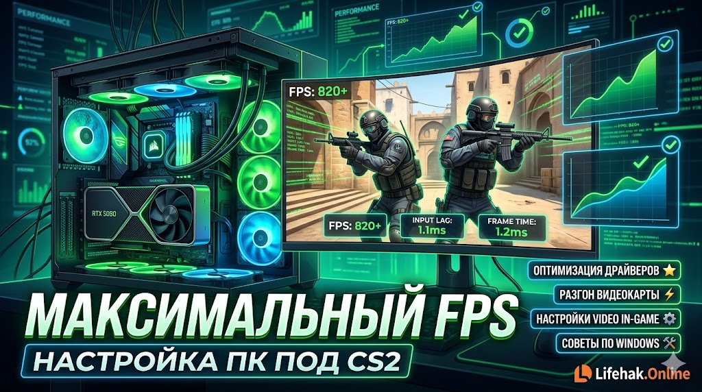 Оптимизация CS2 2026 на Lifehak.Online