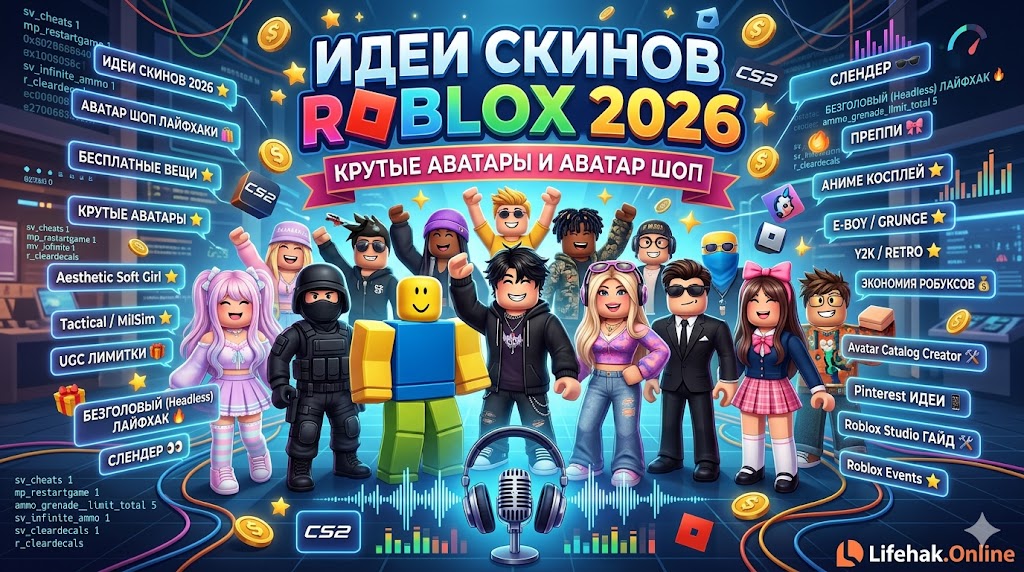 Идеи скинов Роблокс 2026