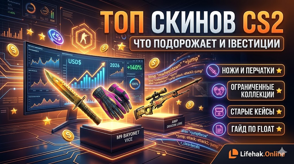 Лучшие скины CS2 2026 для инвестиций