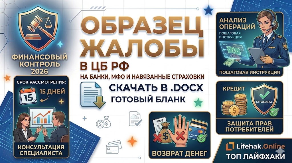 Жалоба в Центробанк РФ