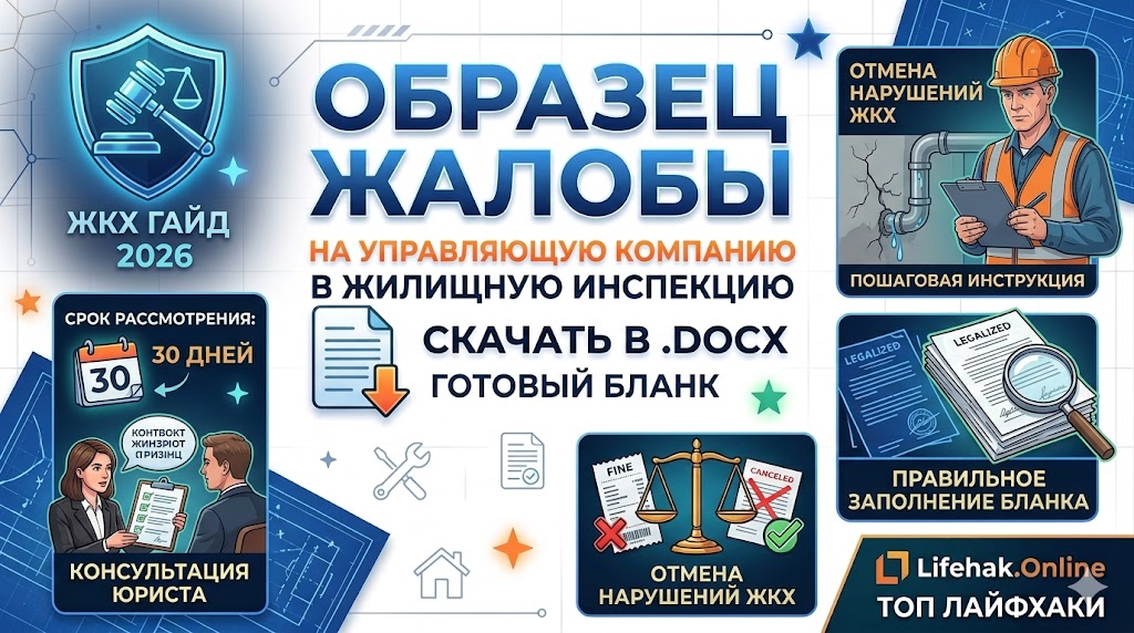 Образец жалобы на УК в ГЖИ